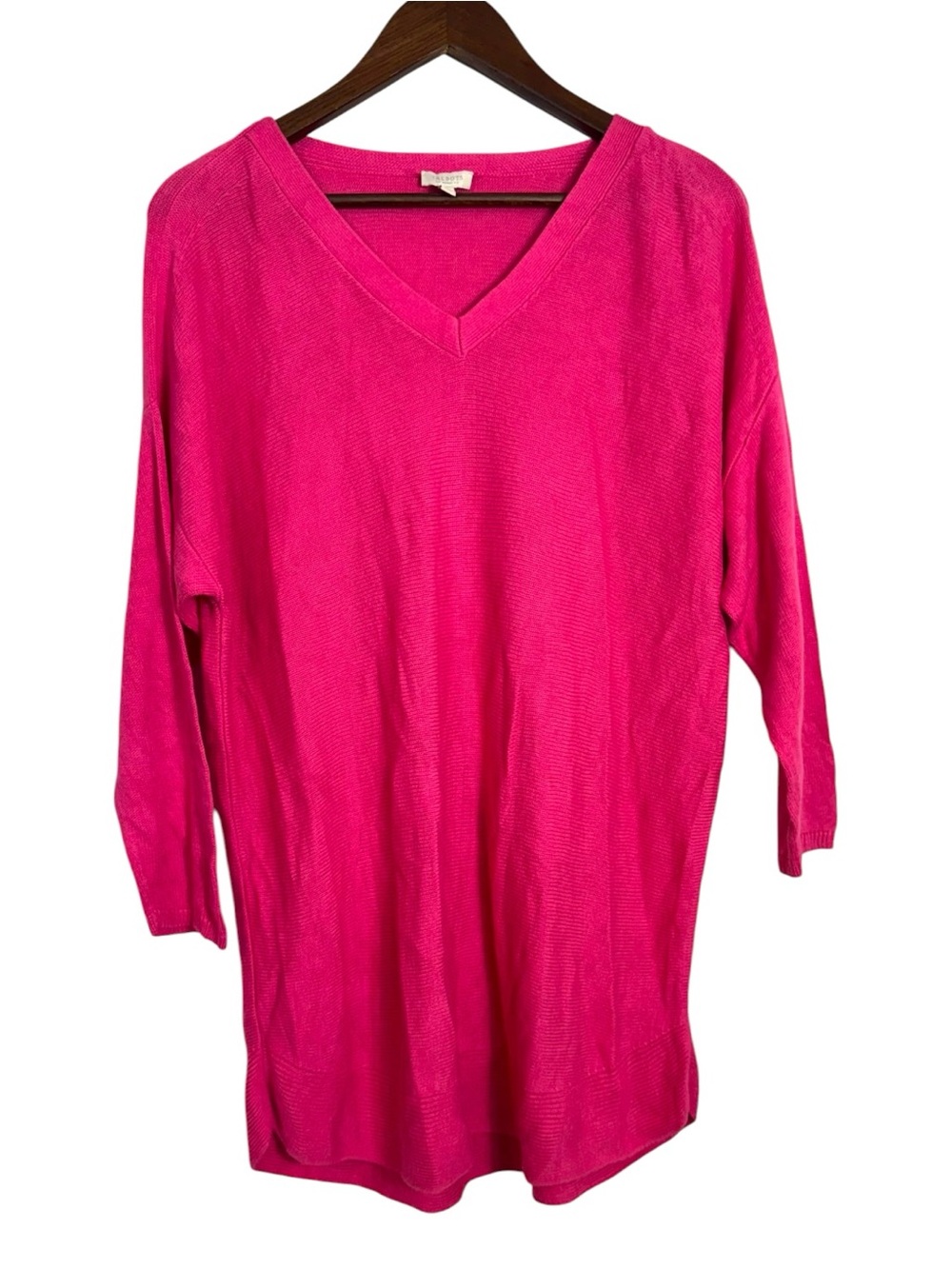Talbots Pink Lightweight Tunic Sweater Cotton Blend Women’s 1X